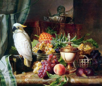 perroquet artisanal avec Nature morte Nature morte classique Peinture à l'huile